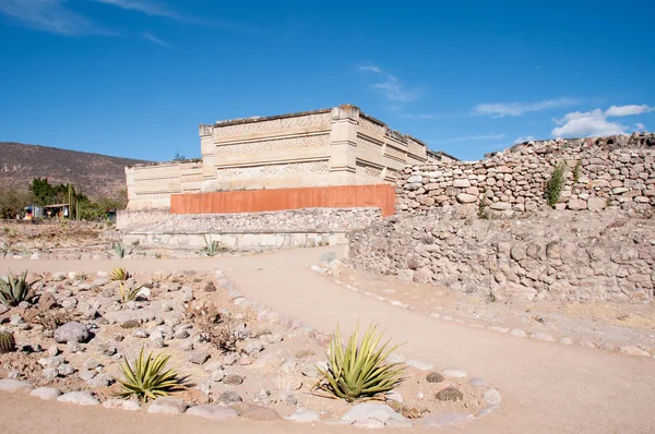 Археологическое место Митла, Оахака (Мексика) ) — стоковое фото