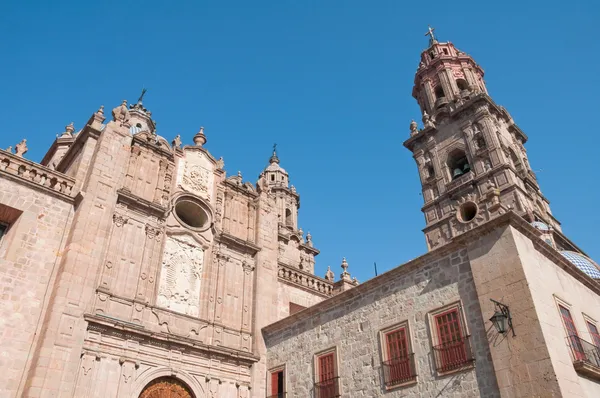 Kathedraal van morelia, michoacan (mexico) — Stockfoto