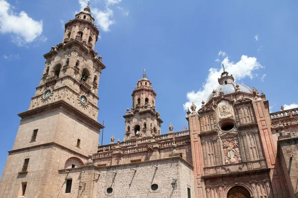 Morelia kathedraal, michoacan (mexico) — Stockfoto