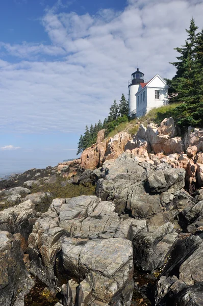 Bass-Hafen-Leuchtturm, Acadia-Nationalpark (Maine) — Stockfoto