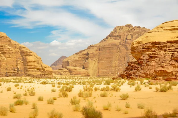 Wadi Rums öken, jordan — Stockfoto