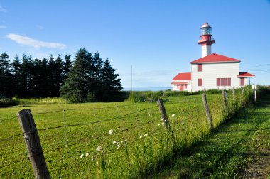 Pointe de Mitis Lighthouse, Quebec (Canada) clipart