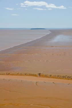 Fundy Körfezi düşük gelgit, Kanada