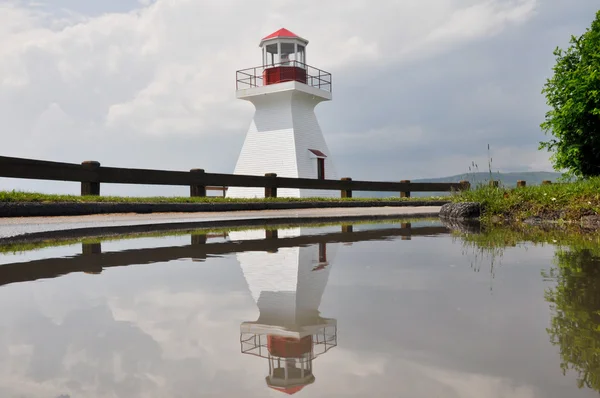 Duthie point lighthouse (Quebec) — Stock Photo, Image