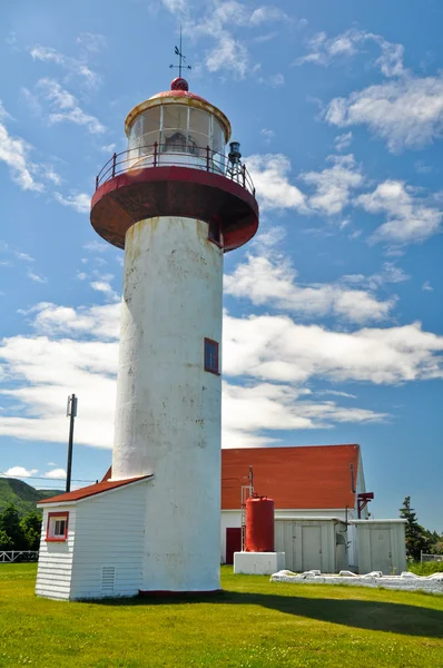 Cap Madeleine lighthouse, Quebec (Canada) — Stock Photo, Image