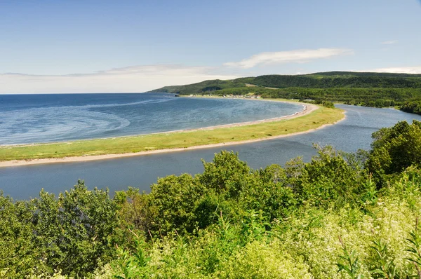 Madeleine cape at low tide, Quebec (Canada) — Stock Photo, Image