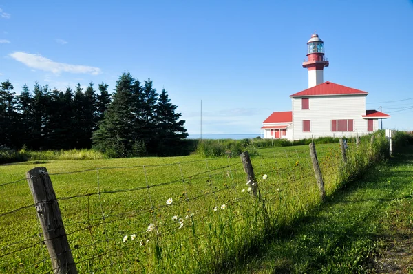stock image Pointe de Mitis Lighthouse, Quebec (Canada)