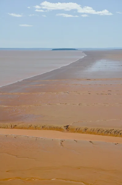 Fundy bay at low tide, Canada — Stock Photo, Image