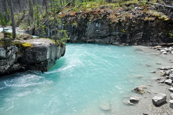 Cañón de mármol en el Parque Nacional Kootenay, Canadá — Foto de Stock