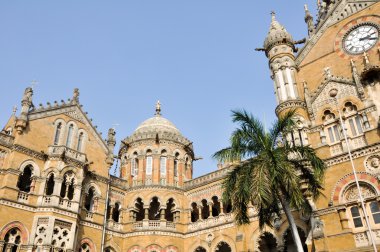 Victoria Terminus tren istasyonu de Mumbai (Hindistan)