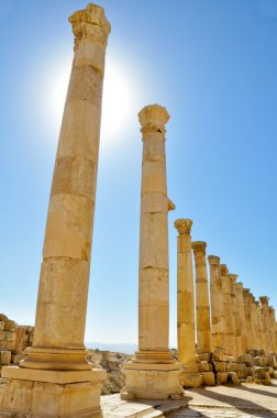 Decumanus Sütunlu Cadde, jerash (Ürdün)