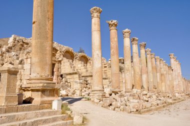 The Cardo Colonnaded Street, Jerash (Jordan) clipart