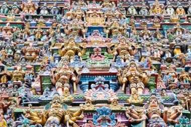 meenakshi tapınağın madurai (Hindistan)