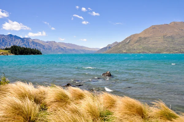 Λίμνη wakatipu, Κουίνσταουν, Νέα Ζηλανδία — Φωτογραφία Αρχείου