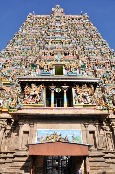 O Templo Meenakshi, Madurai (Índia ) — Fotografia de Stock