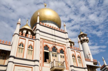 Sultan mosque in Singapore clipart