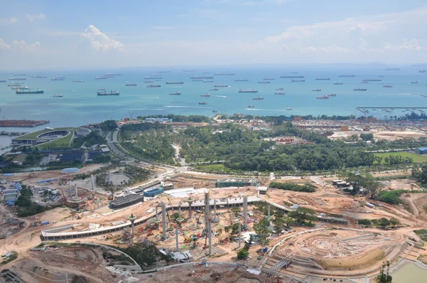 Huge Construction site in Sigapore — Stock Photo, Image