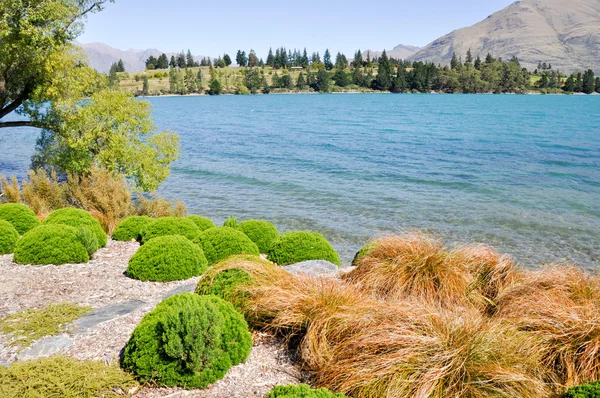 Jezero wakatipu, queenstown, Nový Zéland — Stock fotografie
