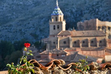 Albarracin, medieval town of Teruel, Spain clipart