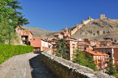 Albarracin, teruel, İspanya, ortaçağ kenti