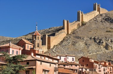 Albarracin, medieval town of Teruel, Spain clipart