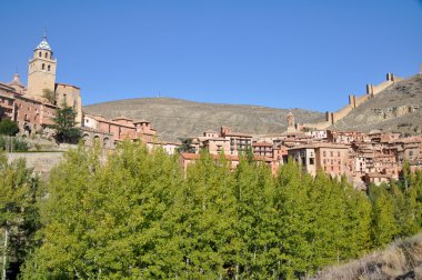 Albarracin, teruel, İspanya, ortaçağ kenti