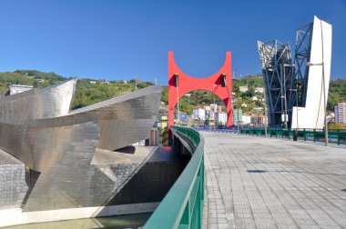 La Salve bridge, Bilbao, Basque Country (Spain) clipart