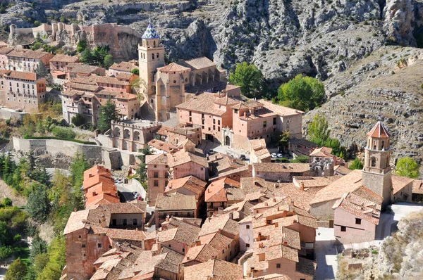 Albarracin, teruel, İspanya, ortaçağ kenti — Stok fotoğraf