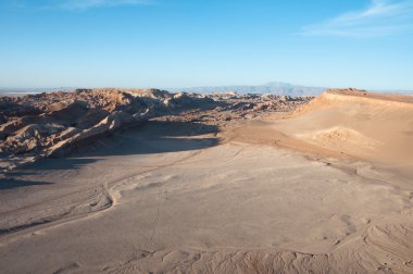 Valle de la luna (moon valley), san pedro de atacama (Şili)