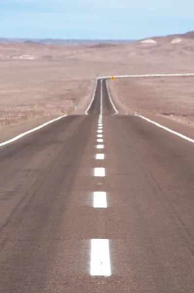 Road in Atacama desert, Chile — Stock Photo, Image