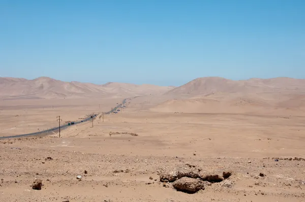 Sivatagban, Iquique, Chile északi részén közelében — Stock Fotó