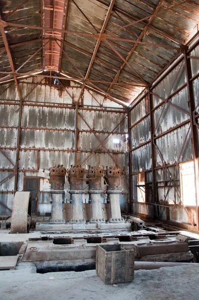 Humberstone, terkedilmiş kasaba, Şili'eserleri güherçile — Stok fotoğraf