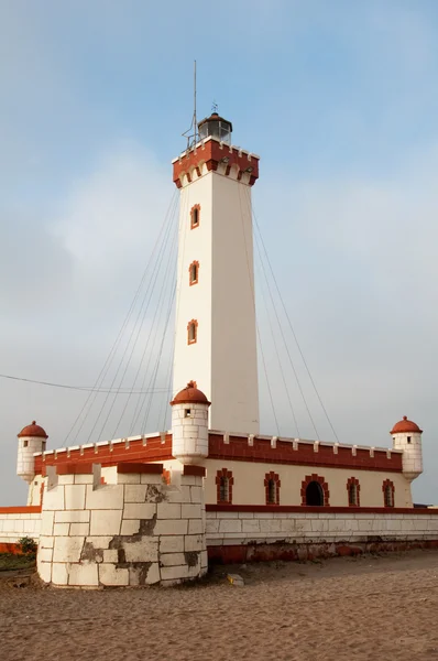 Deniz feneri la serena, Şili — Stok fotoğraf