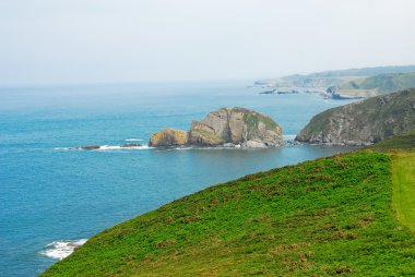 Cantabrian Coast, Asturias (Spain) clipart