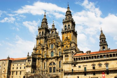 Cathedral of Santiago de Compostela (Spain) clipart