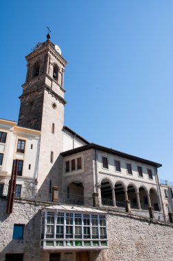 San Vicente church in Vitoria (Spain) clipart