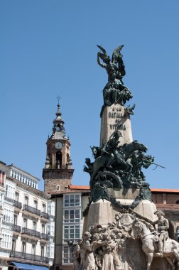 Virgen blanca kare, vitoria-gasteiz (İspanya)