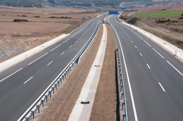 Highway under construction — Stock Photo, Image