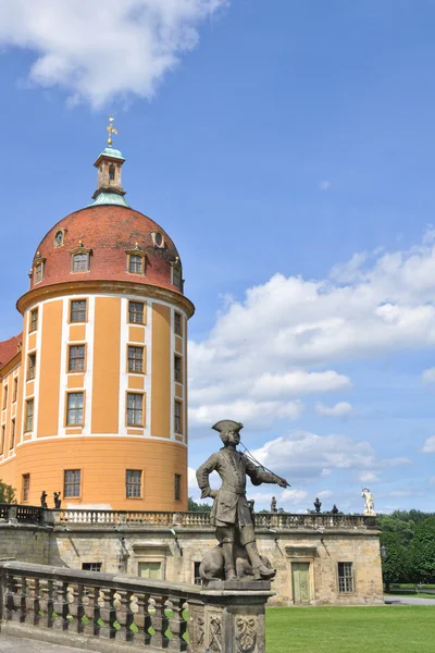 モーリッツブルク城、ザクセン (ドイツ) — ストック写真