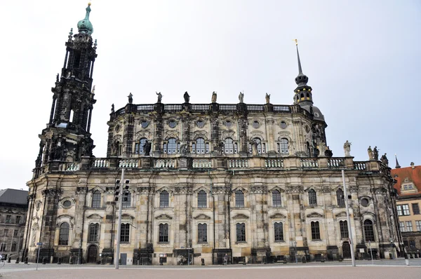 stock image Catholic cathedral in Dresden (Germany)
