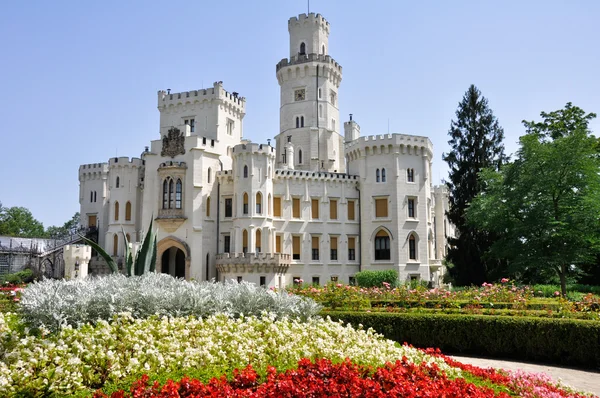Castillo de Hluboka nad Vltavou, República Checa — Foto de Stock
