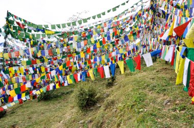 Temple in Dharamsala, McLeod Ganj (India) clipart