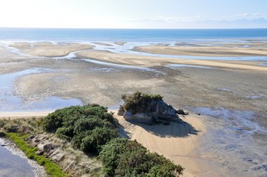 Yeni Zelanda düşük tide, Abel tasman Ulusal Parkı