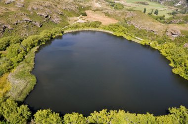 Diamond lake, Wanaka (New Zealand) clipart