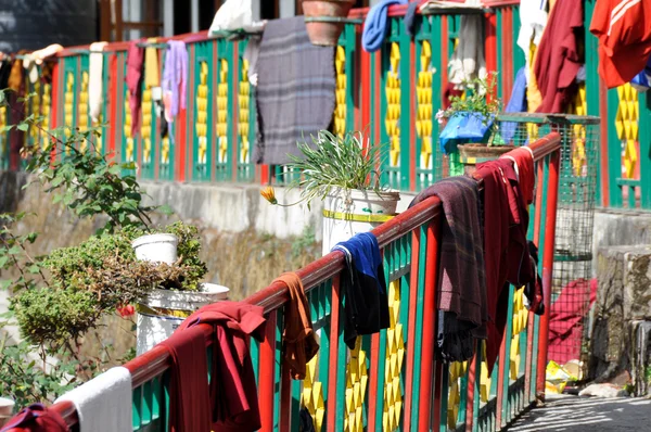 Klasztor Buddyjski, mcleod ganj, północnych Indiach — Zdjęcie stockowe