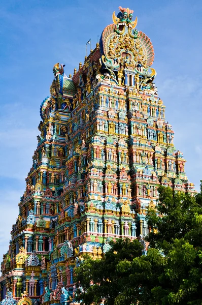 Μίνακσι ναού madurai (Ινδία,) — Φωτογραφία Αρχείου
