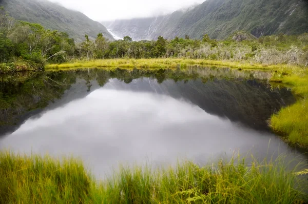 Peters Pool en Franz Josef, Nueva Zelanda — Foto de Stock