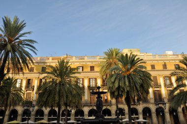 Plaza Real de Barcelona (España) clipart