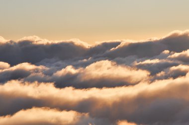 gün batımında haleakala Milli Parkı - maui, hawaii