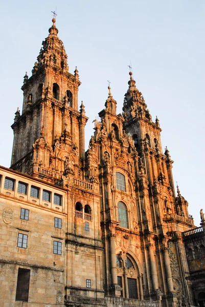 산티아고 데 콤포스텔라 대성당 ( 스페인 )) — 스톡 사진